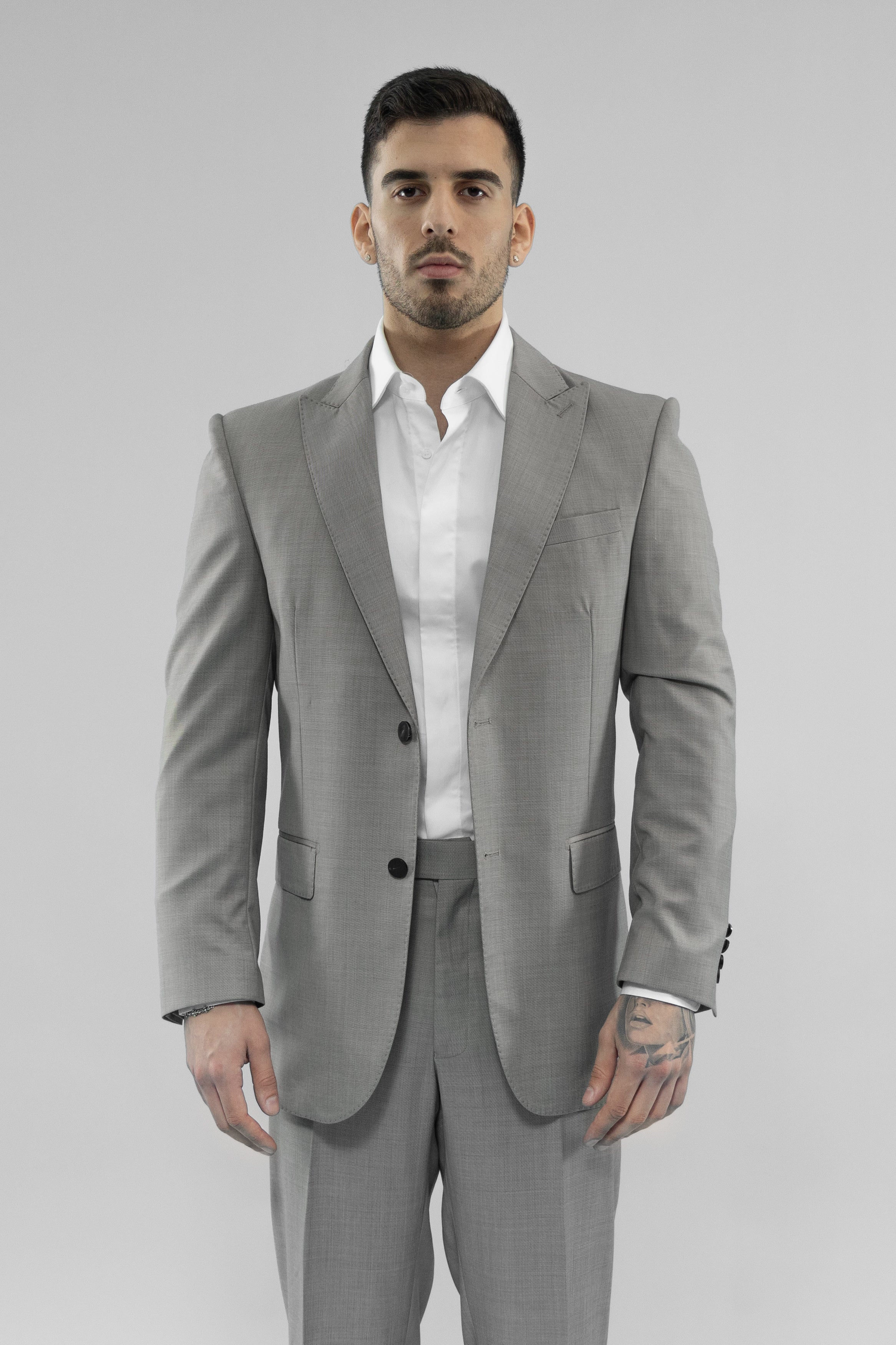 Unique Light Grey Color Men's Single Breasted Designer Suit - VJV Now -  India | Grey colour suit, Suits, Designer suits